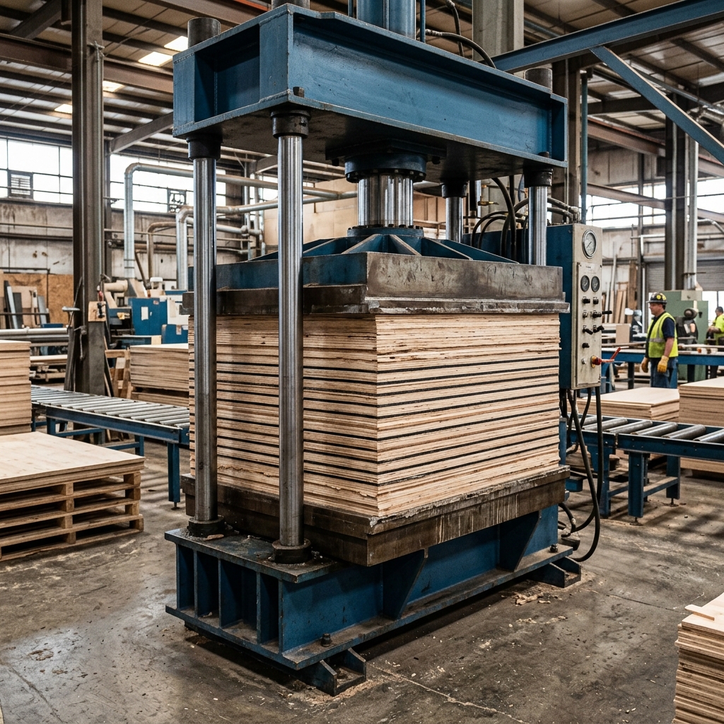Cold press laminating process